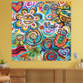 台野とヴェジガントの反響 – Art by Galina Can キャンバスプリント (インサイチュ (リビング))