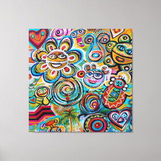 台野とヴェジガントの反響 – Art by Galina Can キャンバスプリント