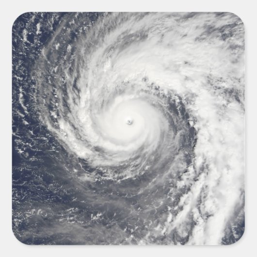 台風すごいポドゥル スクエアシール (正面)