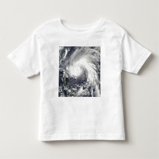 台風すごいメギ トドラーTシャツ (正面)