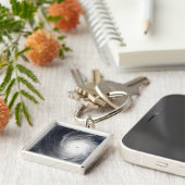 台風すごいメロールが太平洋上空を飛行 キーホルダー (側面)