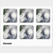 台風すごい、フィリピン・ルソン上空のパルマ スクエアシール (シート)