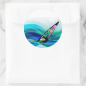 台風におけるテクニカラーのウインドサーファー ラウンドシール (バッグ)