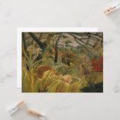 台風に見舞われたタイガー カード (正面/裏面インサイチュ)