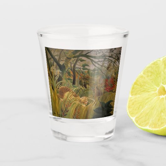 台風に見舞われたタイガー ショットグラス (正面)