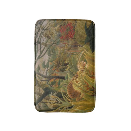 台風に見舞われたタイガー バスマット (正面縦)