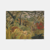 台風に見舞われたタイガー フリースブランケット (正面(横))