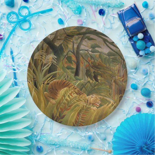 台風に見舞われたタイガー ペーパープレート (パーティー)