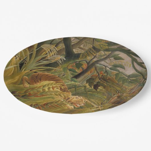 台風に見舞われたタイガー ペーパープレート (アングル)