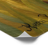 台風に見舞われたタイガー ポスター (角)