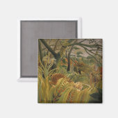 台風に見舞われたタイガー マグネット (正面/裏面)