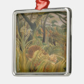 台風に見舞われたタイガー メタルオーナメント (左)