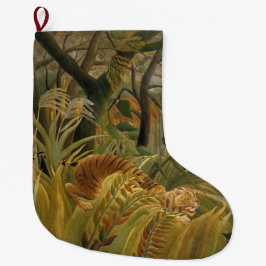 台風に見舞われたタイガー ラージクリスマスストッキング