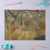 台風に見舞われたタイガー 薄葉紙 (クラフト)