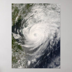 台風ねおぐり接近中国 ポスター