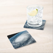 台風のヒンナムナー。 スクエアペーパーコースター (インサイチュ)