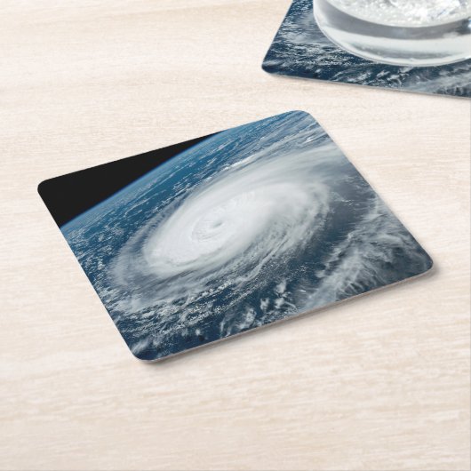 台風のヒンナムナー。 スクエアペーパーコースター (アングル)