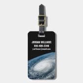 台風のヒンナムナー。 ラゲッジタグ (正面縦)