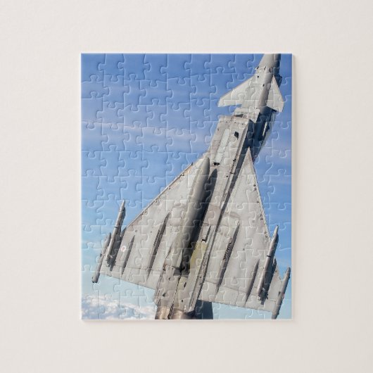 台風の戦闘機 ジグソーパズル (縦)