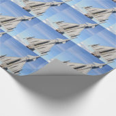 台風の戦闘機 ラッピングペーパー (角)