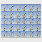 台風の戦闘機 ラッピングペーパー (フラット)