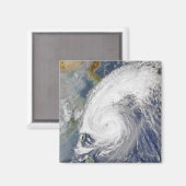 台風の衛星画像 マグネット (正面/裏面)