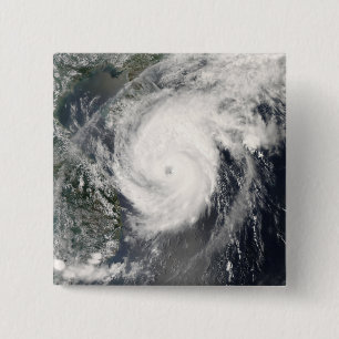 台風のNeoguriの接近の中国2 缶バッジ