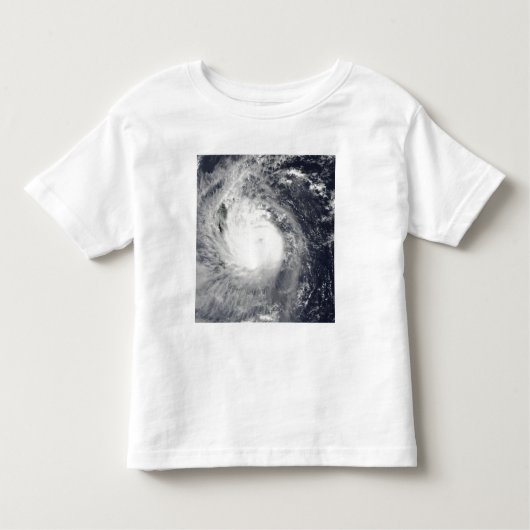 台風みりなえ西へ向かう トドラーTシャツ (正面)