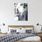 台風コンパス キャンバスプリント (インサイチュ (寝室))