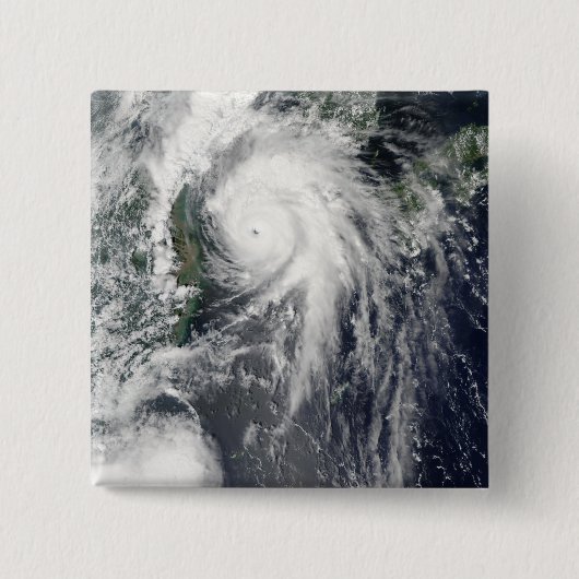 台風コンパス 缶バッジ (正面)