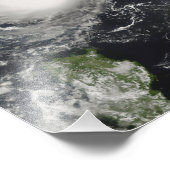 台風サオマイと熱帯性風雨ボファ フォトプリント            (角)