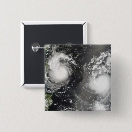 台風サオマイと熱帯性風雨ボファ 缶バッジ (正面&裏面)