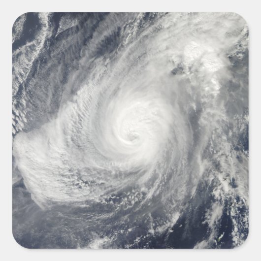 台風ニダ硫黄島の南南西 スクエアシール (正面)