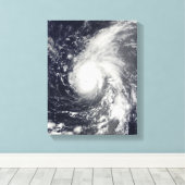 台風バンコ太平洋海 キャンバスプリント (インサイチュ (ウッドフロア))