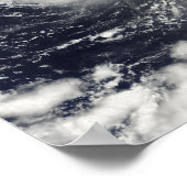 台風バンコ太平洋海 ポスター (角)