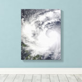 台風パルマ2 キャンバスプリント (インサイチュ (ウッドフロア))