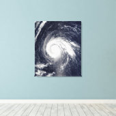 台風ヒゴス キャンバスプリント (インサイチュ (ウッドフロア))