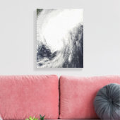 台風メロールが日本に接近 キャンバスプリント (インサイチュ (リビング))