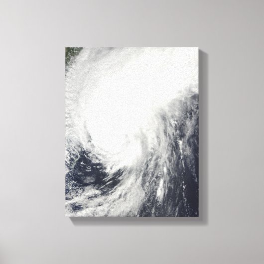 台風メロールが日本に接近 キャンバスプリント (正面)