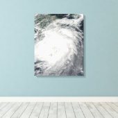 台風モラコット中国 キャンバスプリント (インサイチュ (ウッドフロア))