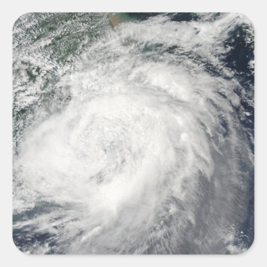 台風モラコット中国 スクエアシール (正面)