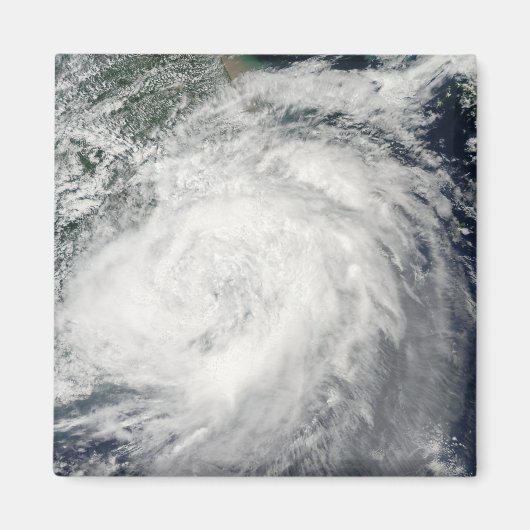 台風モラコット中国 マグネット (正面)