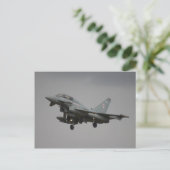 台風ユーロ戦闘機 ポストカード (スタンド正面)