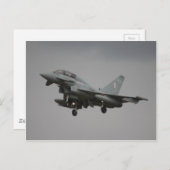 台風ユーロ戦闘機 ポストカード (正面/裏面)