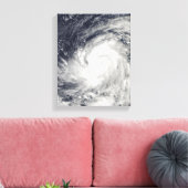 台風ルピット号の西太平洋海 キャンバスプリント (インサイチュ (リビング))