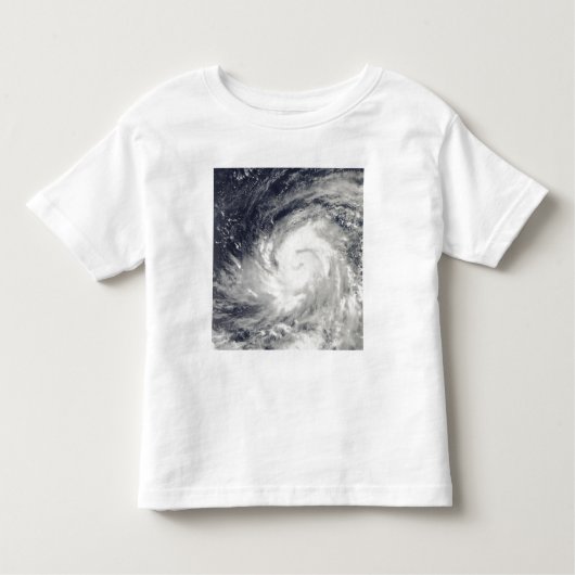 台風ルピット号の西太平洋海 トドラーTシャツ (正面)
