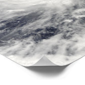 台風ルピット号の西太平洋海 ポスター (角)