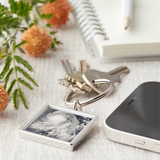 台風中里 キーホルダー (側面)