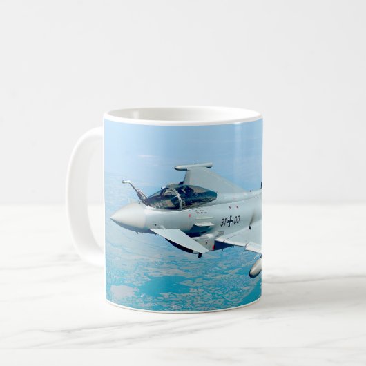 台風再燃（ドイツ） コーヒーマグカップ (正面左)