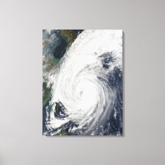 台風南日本 キャンバスプリント (正面)